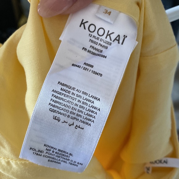 KOOKAI canari yellow halter dress - Picture 5 of 6